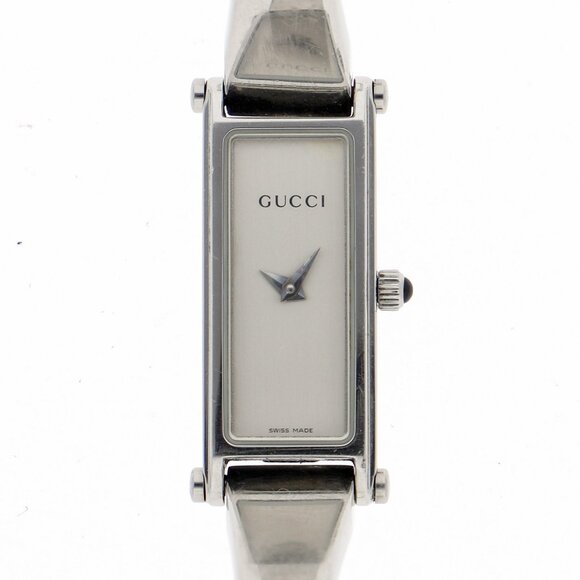 GUCCI 1500L Silver SS QZ - Picture 1 of 7
